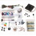 OkaeYa Electronics Project Starter Kit with Breadboard Jumper Wires, LED, Resistors, Motor for Raspberry Pi